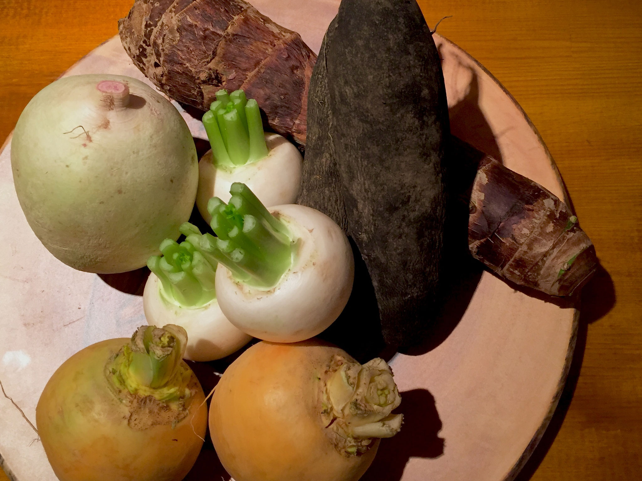 旬野菜ディスプレイ
