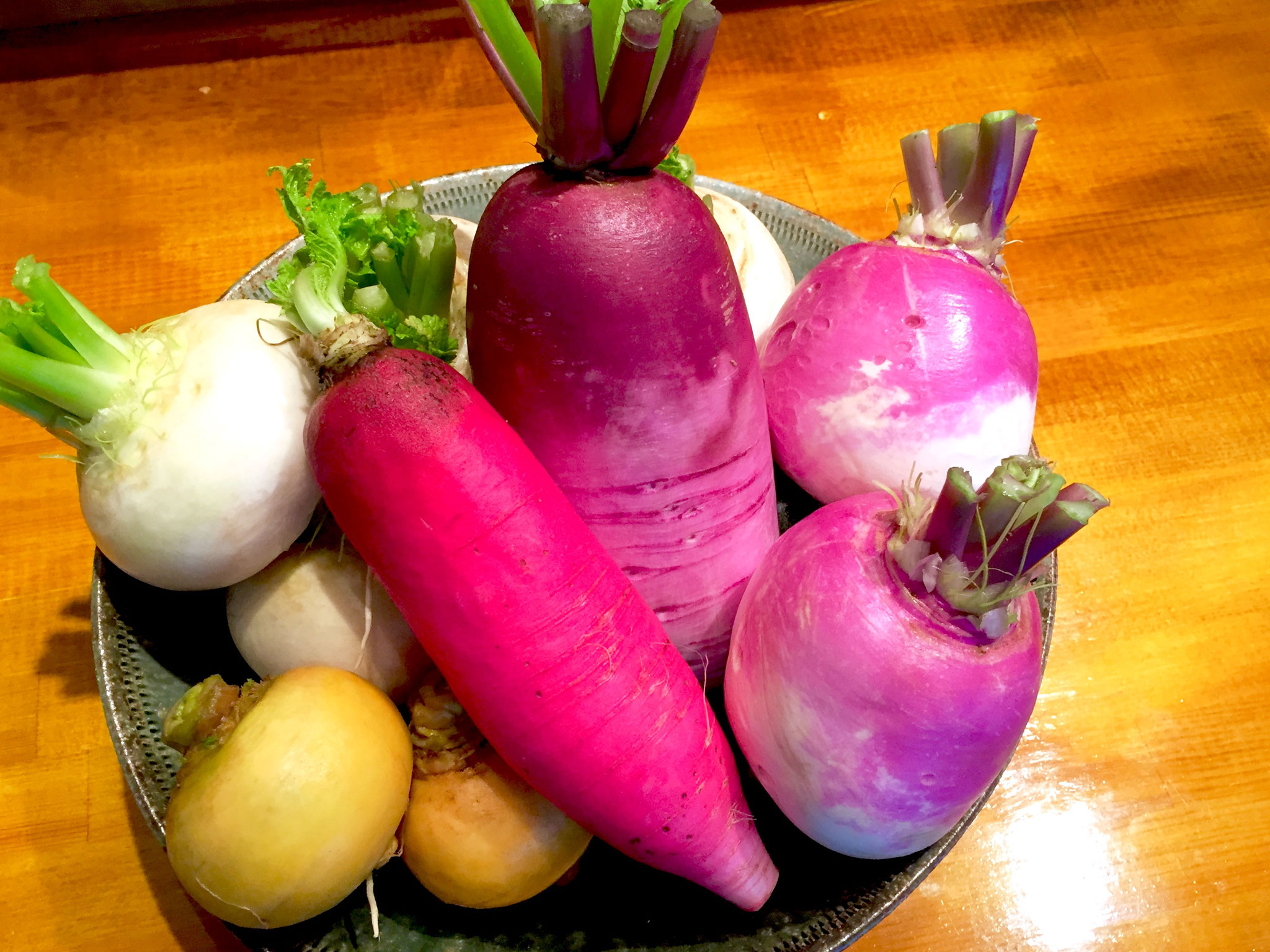 旬野菜ディスプレイ