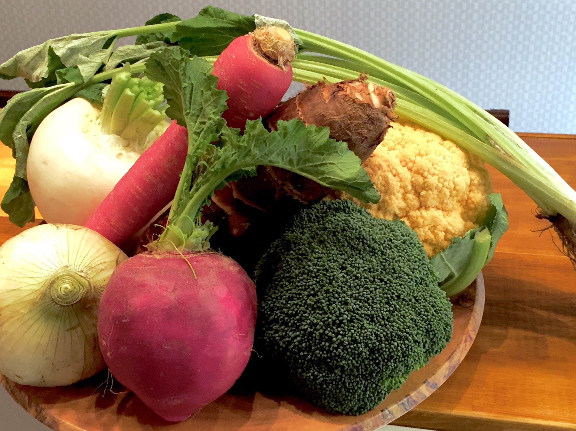 旬野菜ディスプレイ